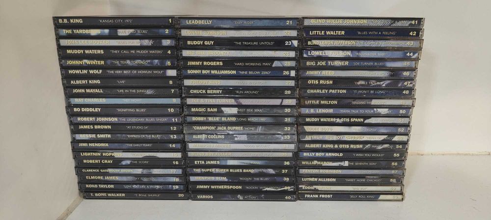 MESTRES DO BLUES Coleção  60CDs Edições ALTAYA Original de 1995