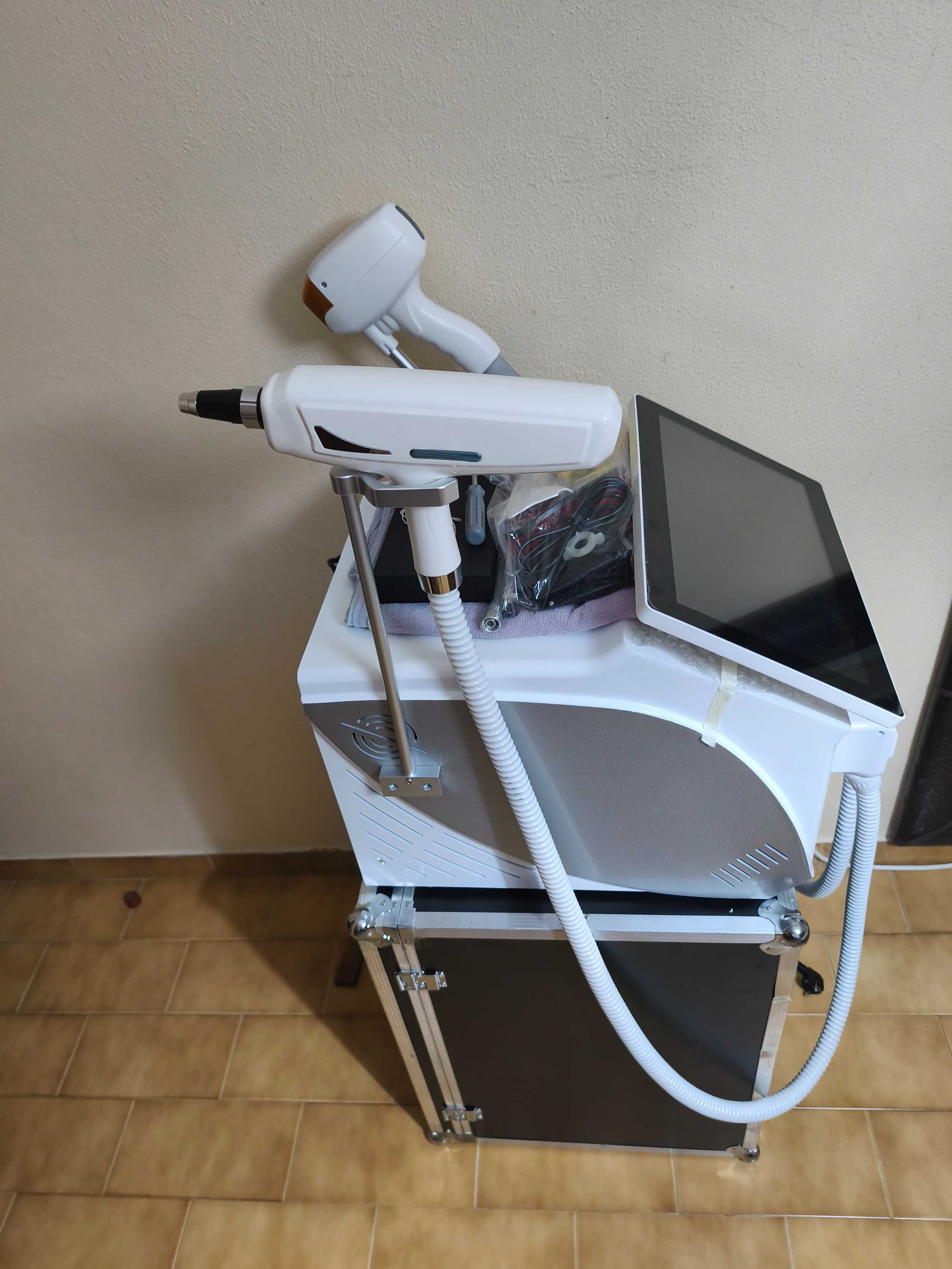 Maquina de Laser 2 em 1 - Remoção de Tatuagem Depilação