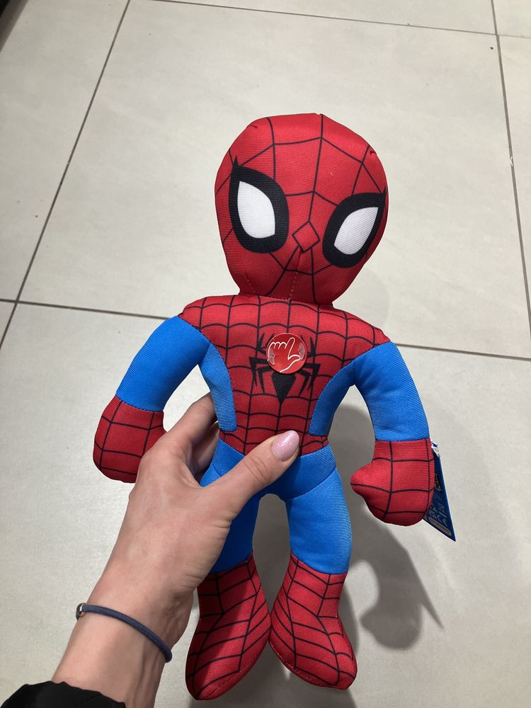 Duży Spiderman z dźwiękiem maskotka pluszak