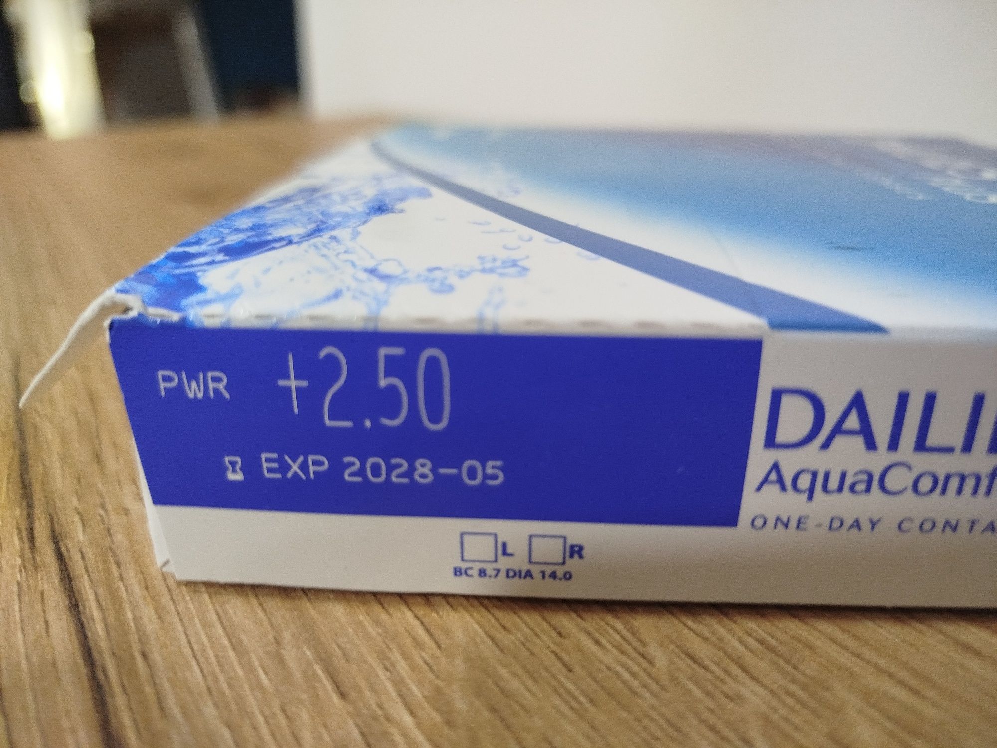 Dailies aquacomfort plus +2.5 89szt