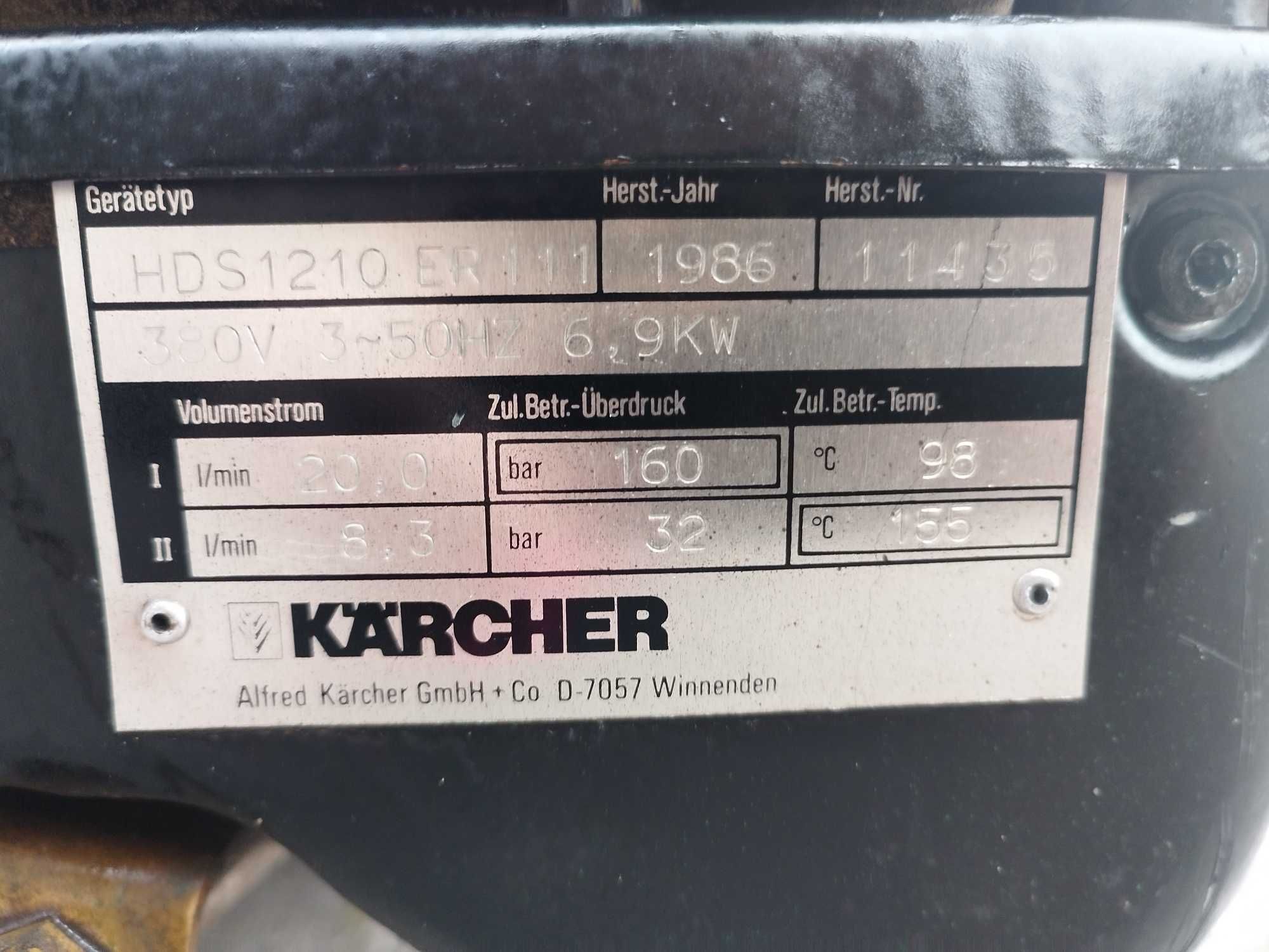Myjka ciśnieniowa Karcher HDS 1210 *160 bar*1200 l/h Gwarancja