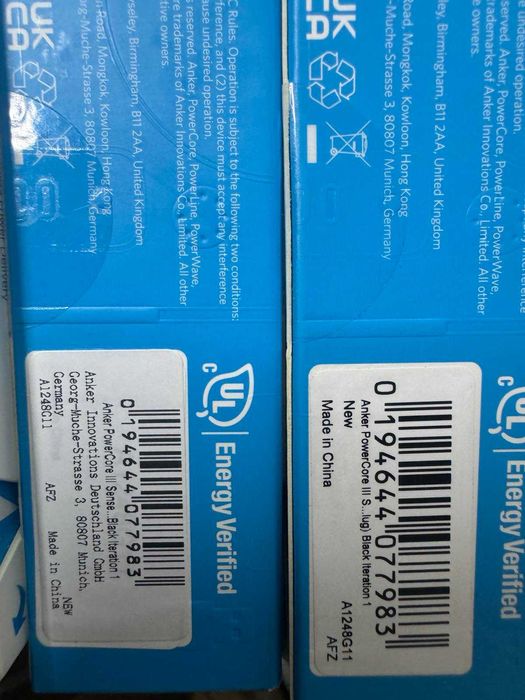 Anker powerCore III Sense 10000 мАч 18w black (A1248G11)