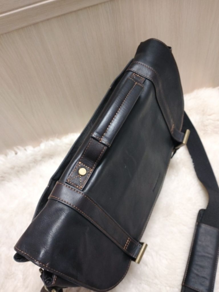 Шкіряна сумка портфель Samsonite