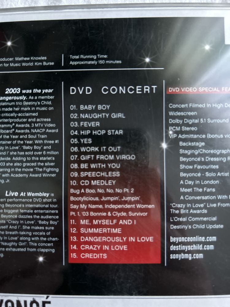 Beyonce, koncert, płyta DVD