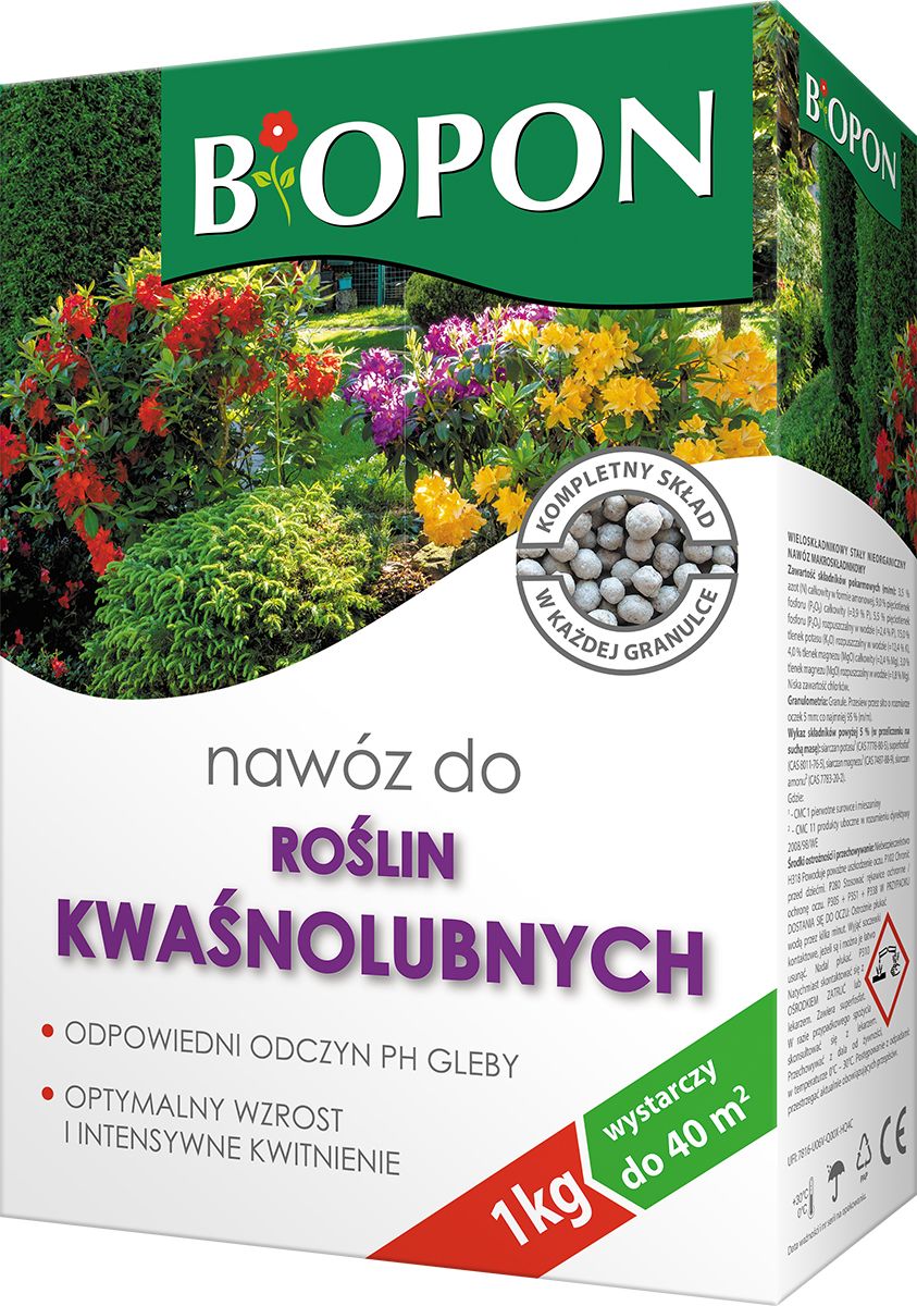Nawóz do roślin kwaśnolubnych 1 kg BIOPON