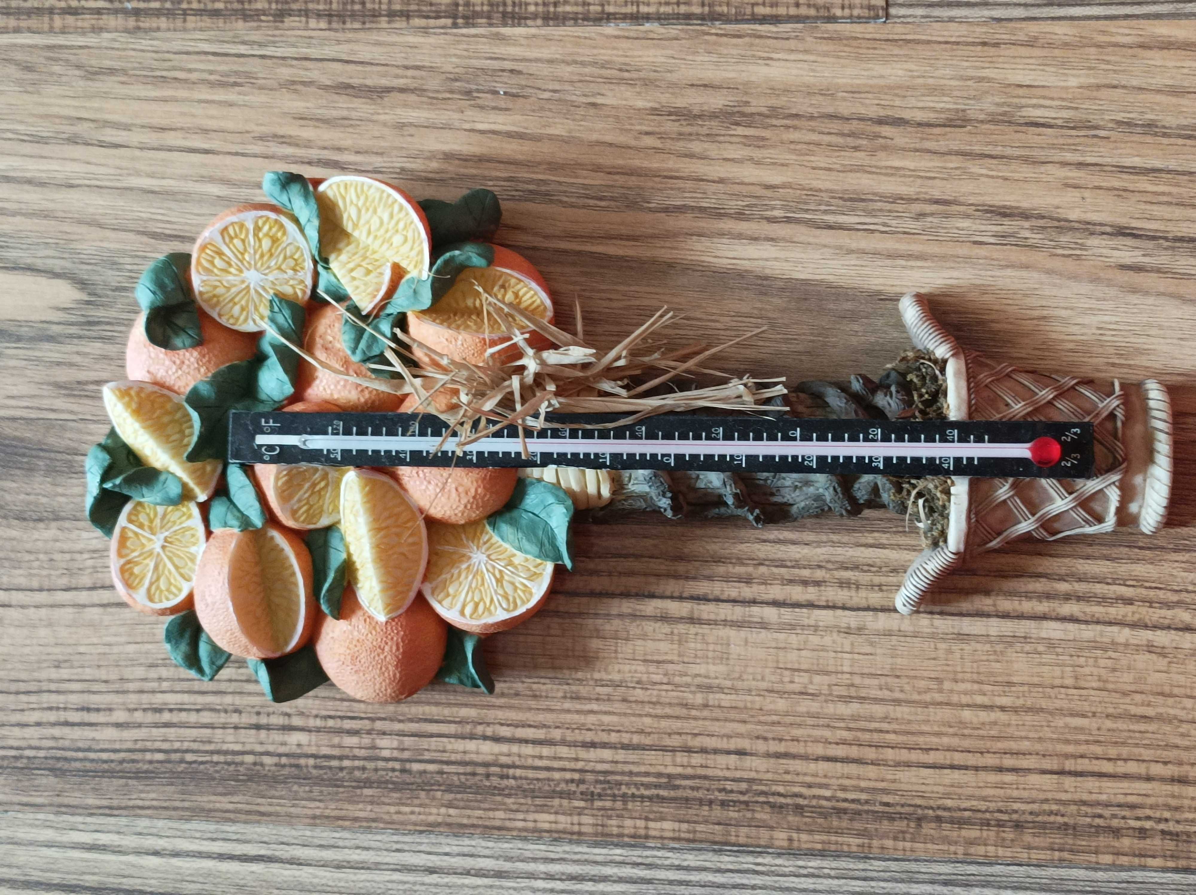 Ozdobny termometr drzewko pomarańczy
