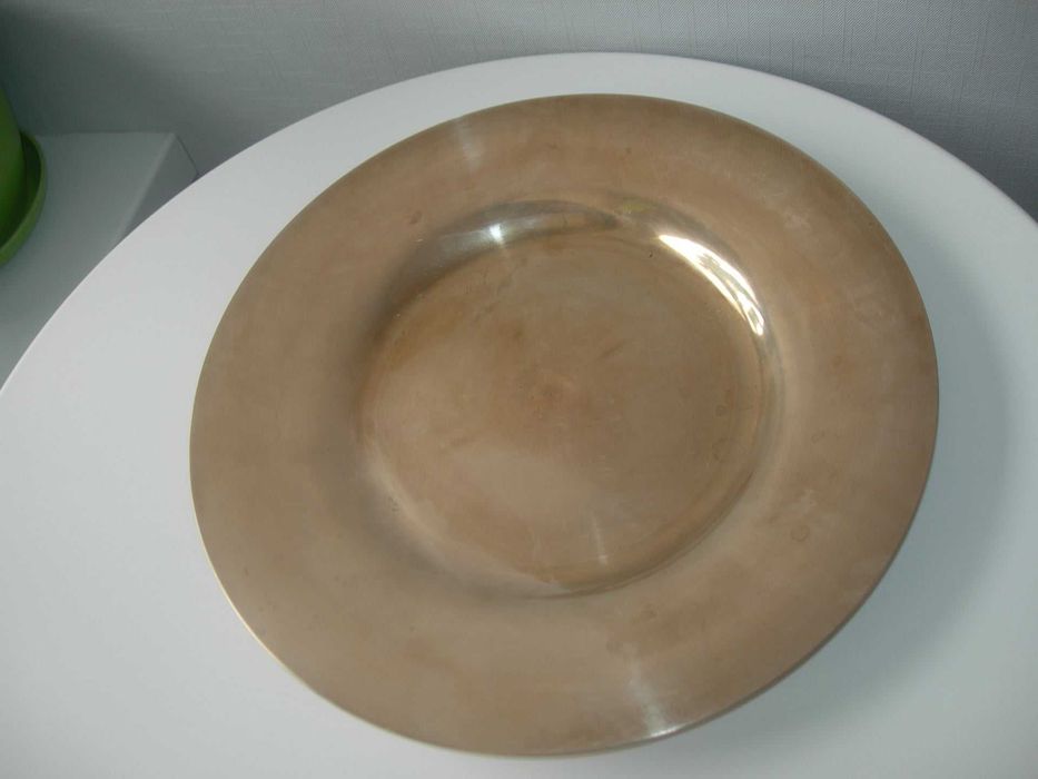 Тарілка велика, блюдо, 28.5 см, бронза, бронзова, Німеччина
