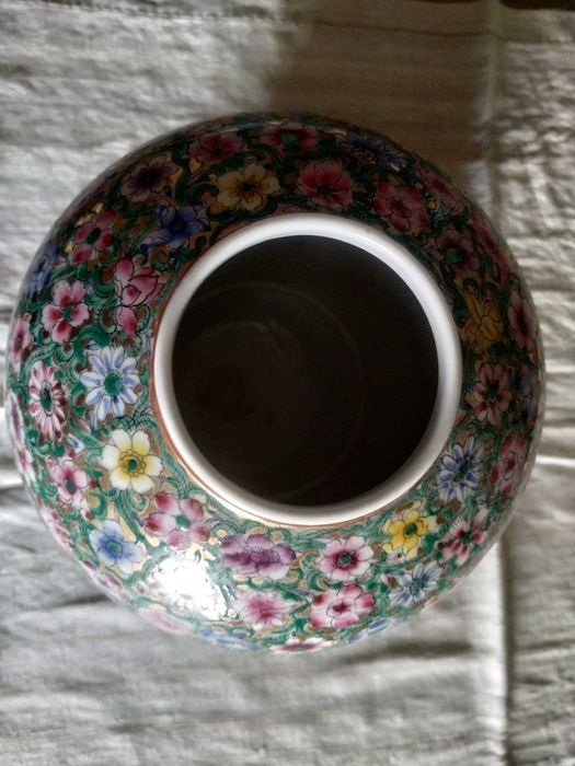 Jarra porcelana chinesa Milflores