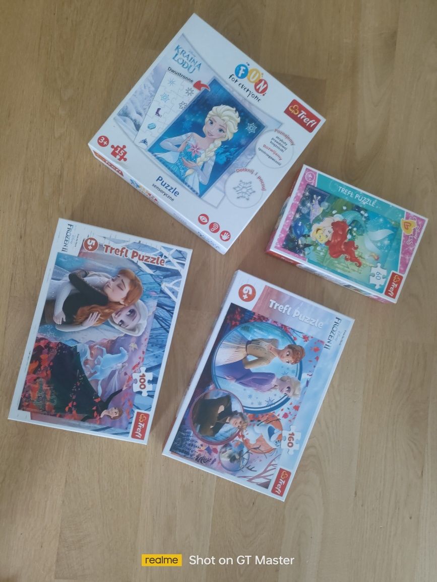 Puzzle dla księżniczki . Jak nowe