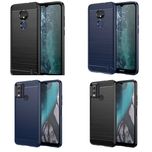 Противоударный чехол бампер Nokia C22 C21 карбон Нокиа С22 С21 2 цвета