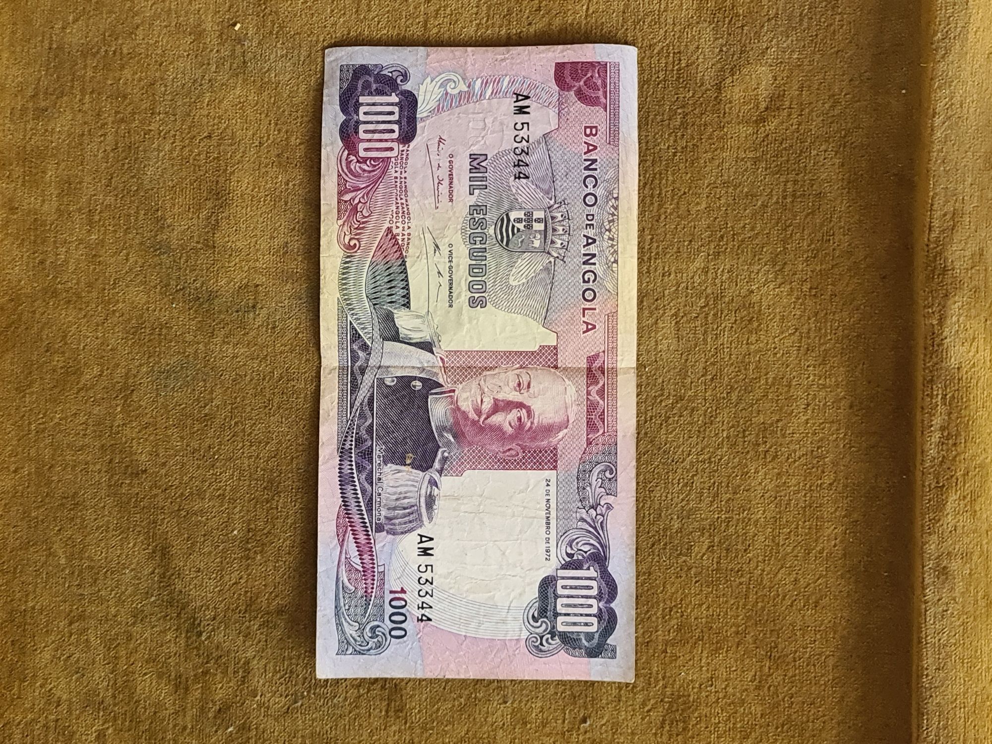 Notz 1000 escudos Angola 1972