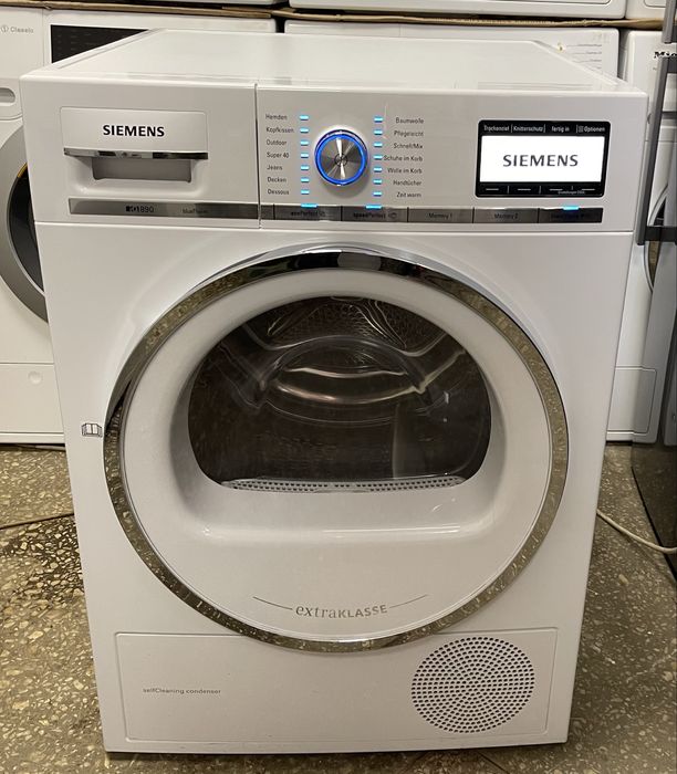 Сушильна машина Siemens з тепловим насосом)