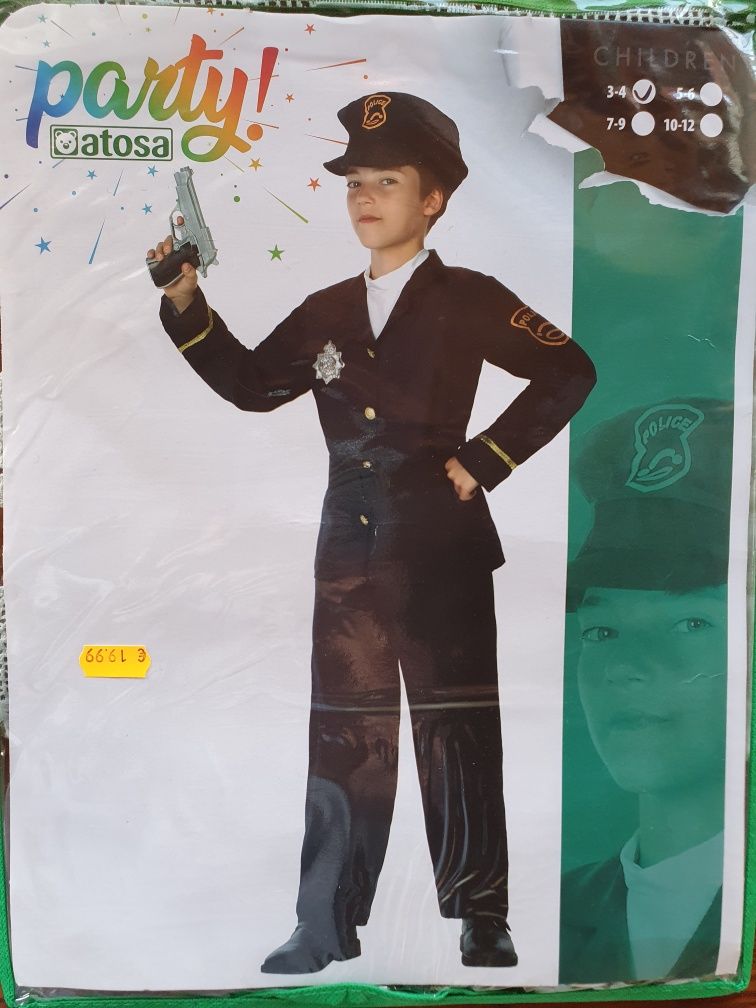 Fato carnaval Polícia 3/4 anos