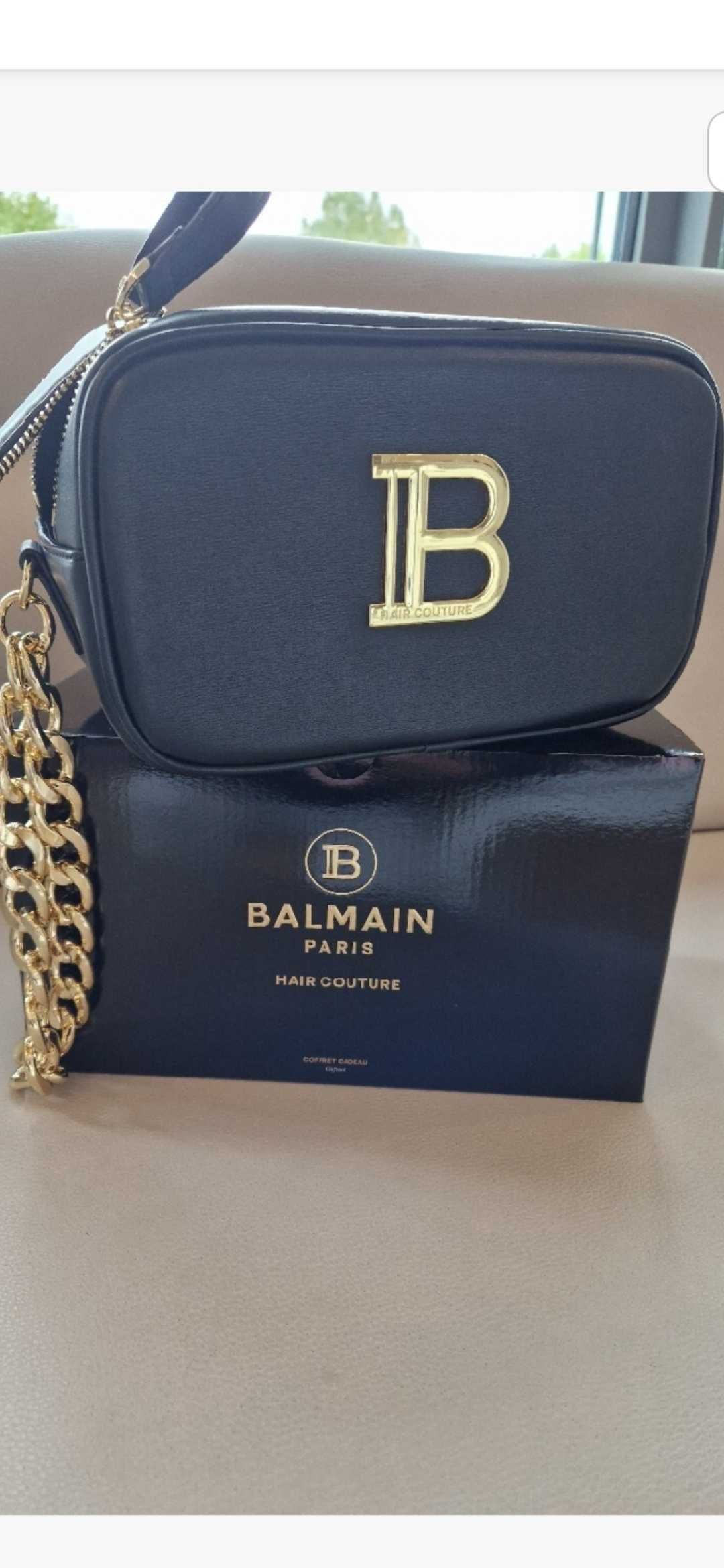 Torebka do ręki damska kosmetyczka Balmain