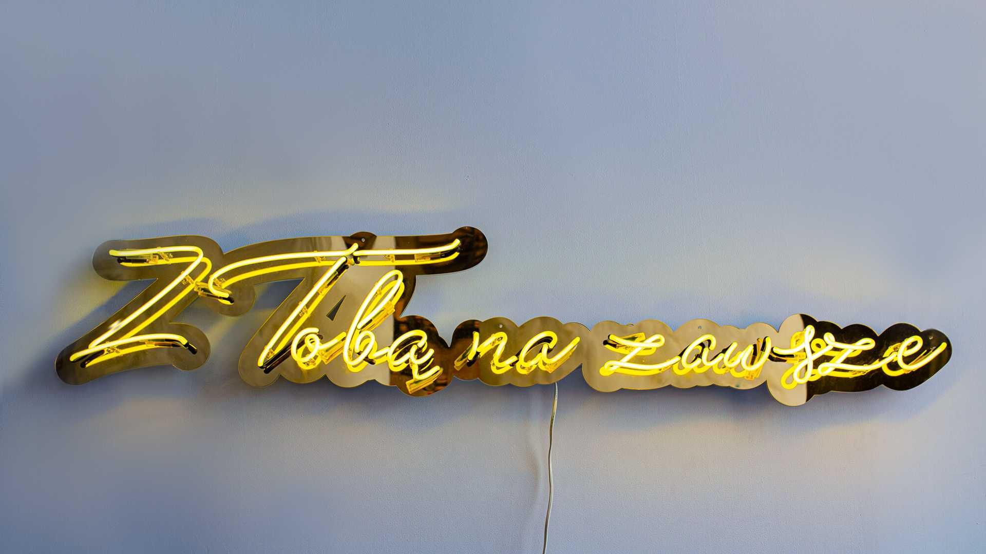 Neon na wesele "Z Tobą na Zawsze"