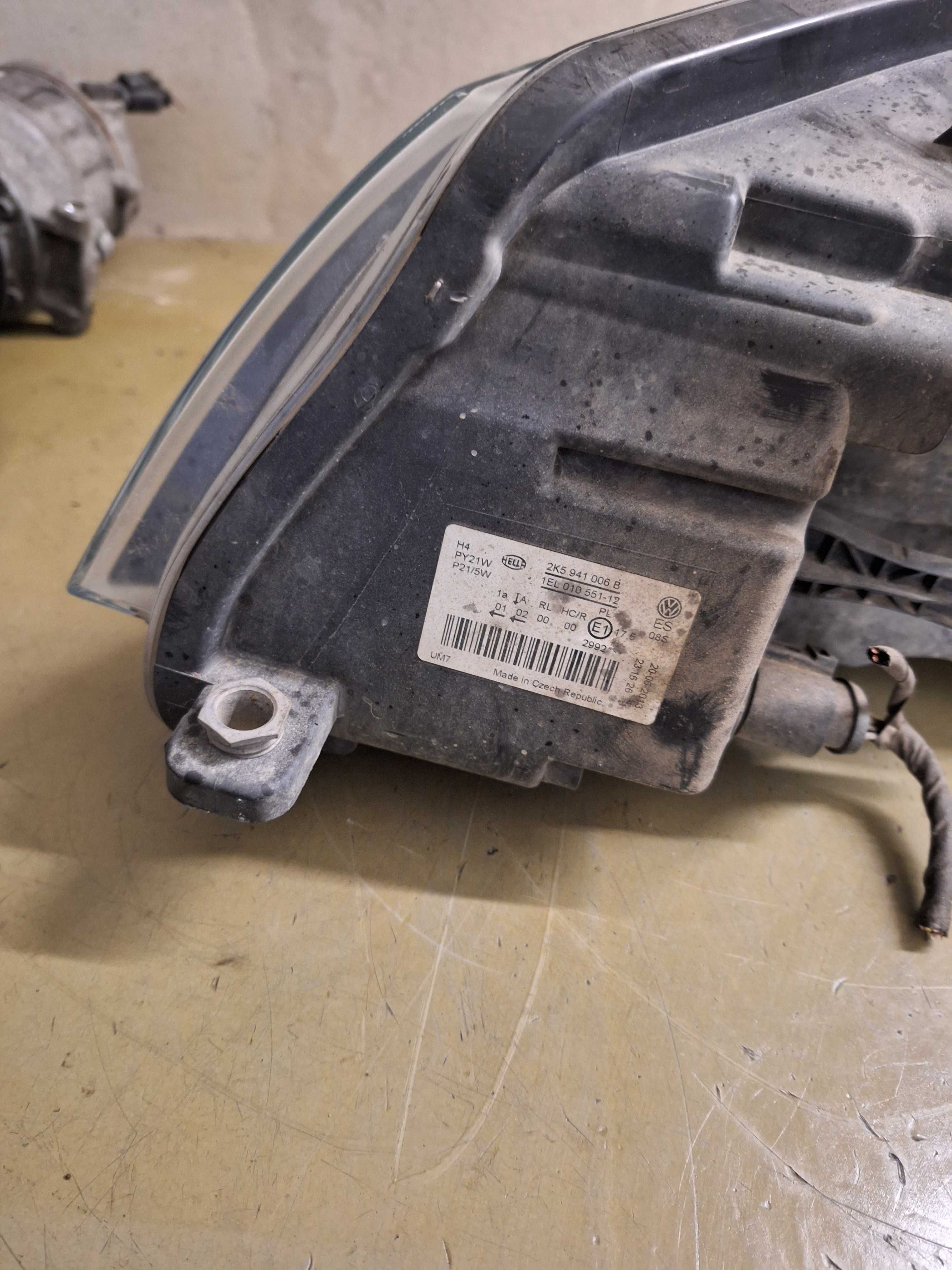 Lampa prawa  vw caddy 10-15r oryginał europa