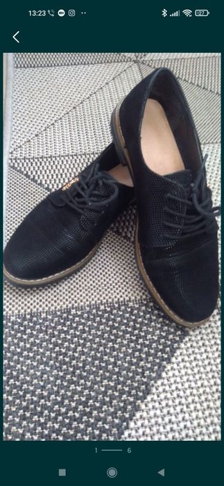 Замшеві/шкіряні кросівки/красовки туфлі в ідеалі 37 розмір