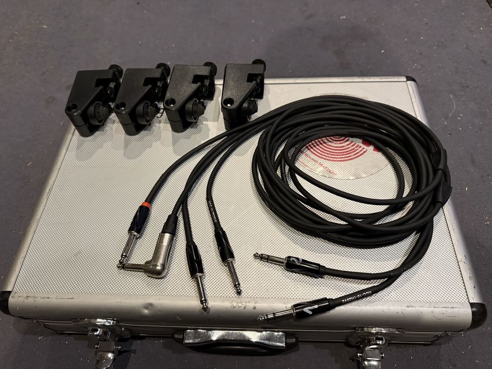 Zestaw Trigger Roland 4x RT-10T Tom + case i kable