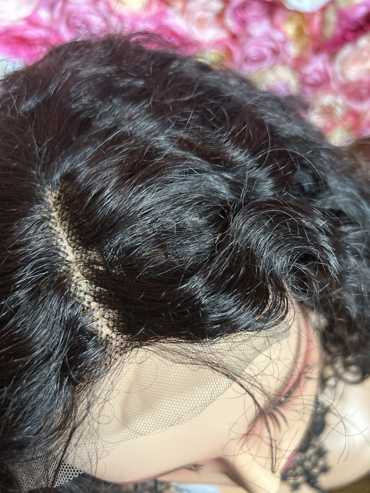 Peruka loczki włosy 100% naturalne ludzki włos human hair wig