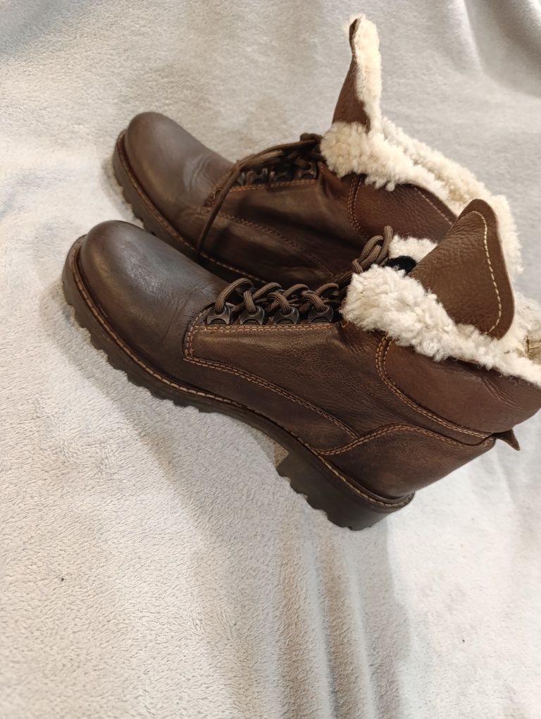 Trapery 39 buty trekkingowe 39 botki damskie 39 SKÓRA