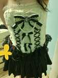Gorset rozm.S w stylu goth lolita cute alternative y2k vintage
