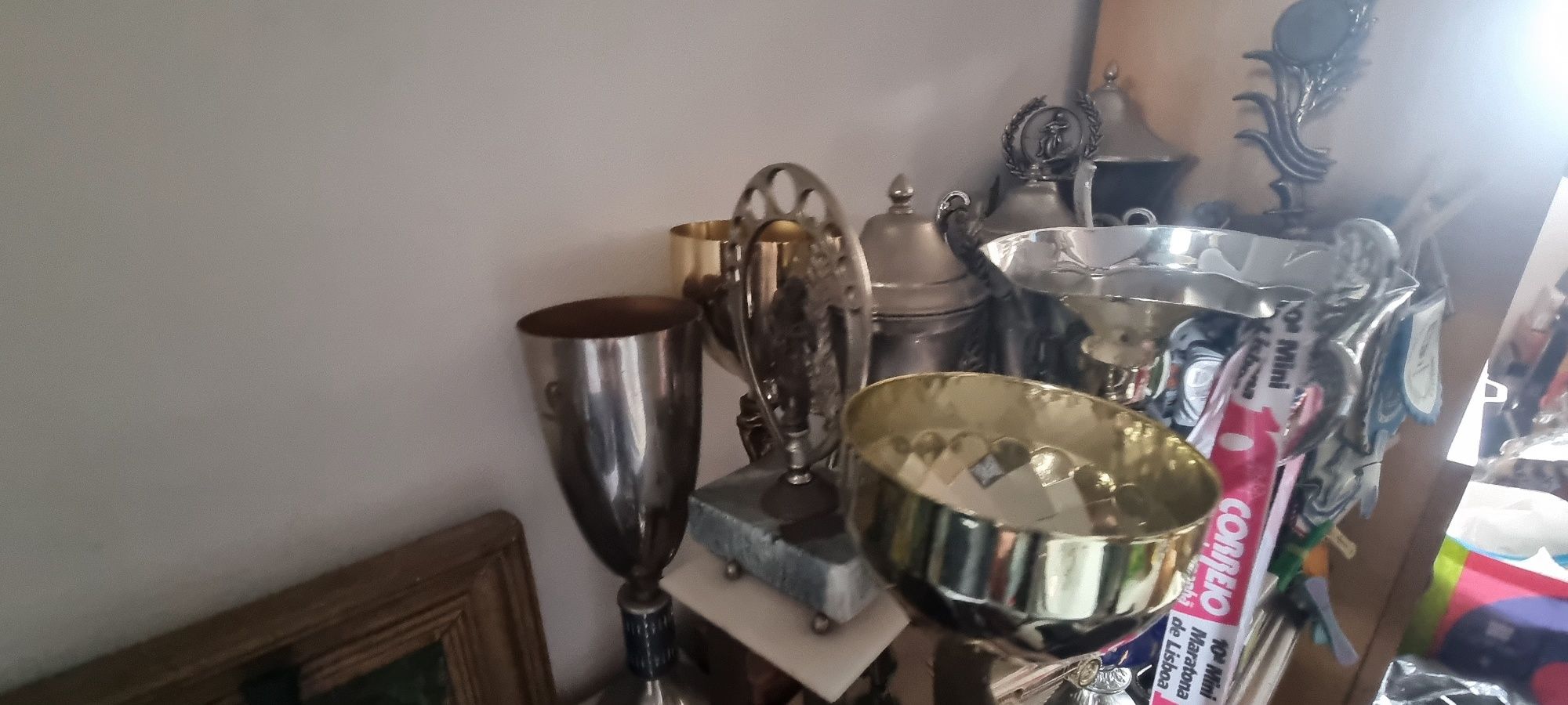 Troféus várias taças