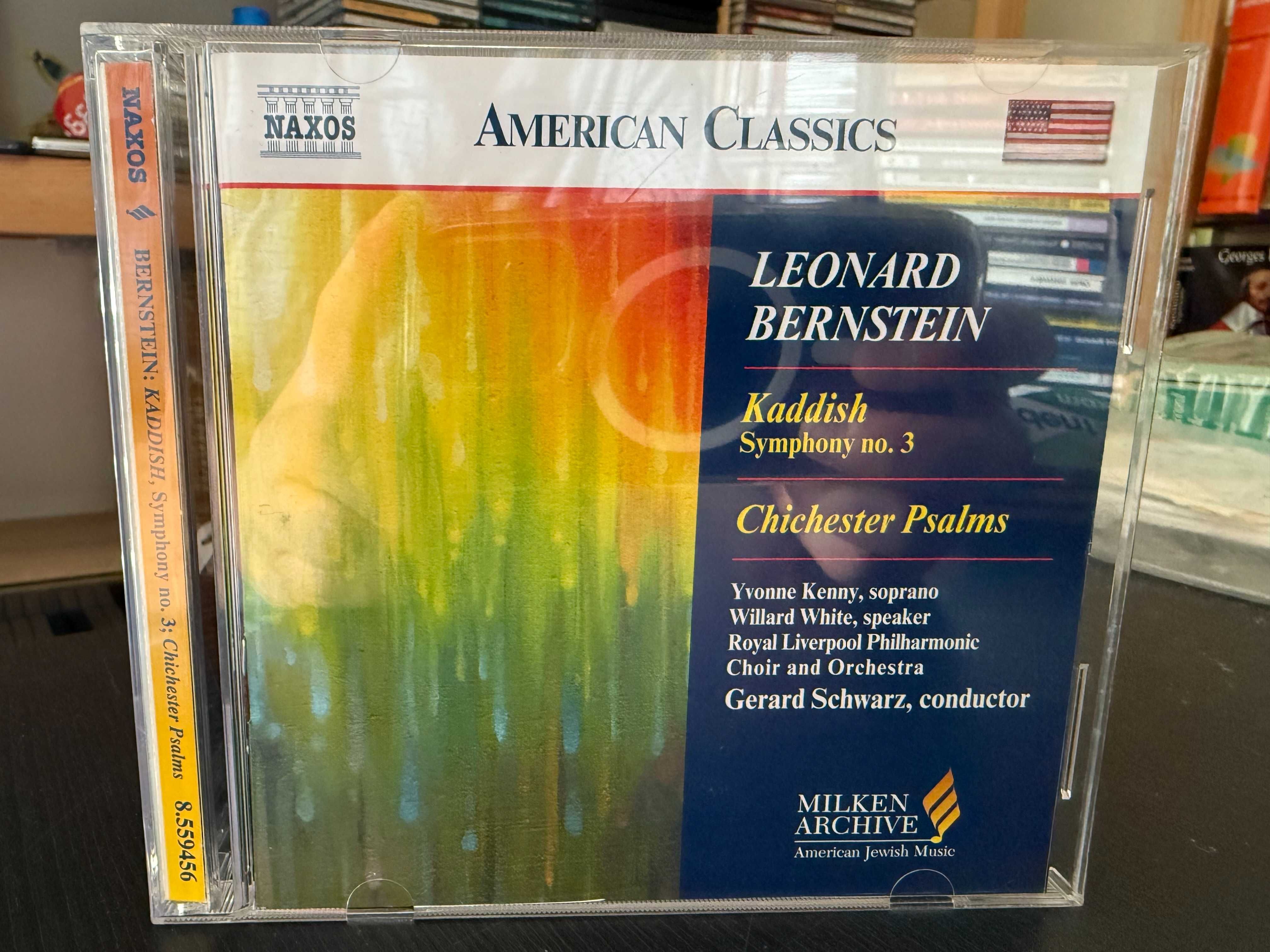 Bernstein – Kaddish: Symphony N. 3, Chichester Psalms – Kenny, Schwarz