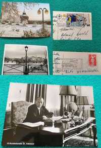 Stare pocztówki znaczki pocztowe antyk kolekcja
