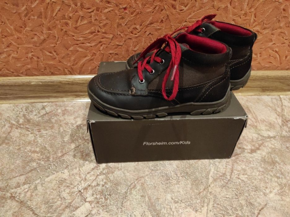 Демисезонные кожаные ботинки Florsheim размер 13
