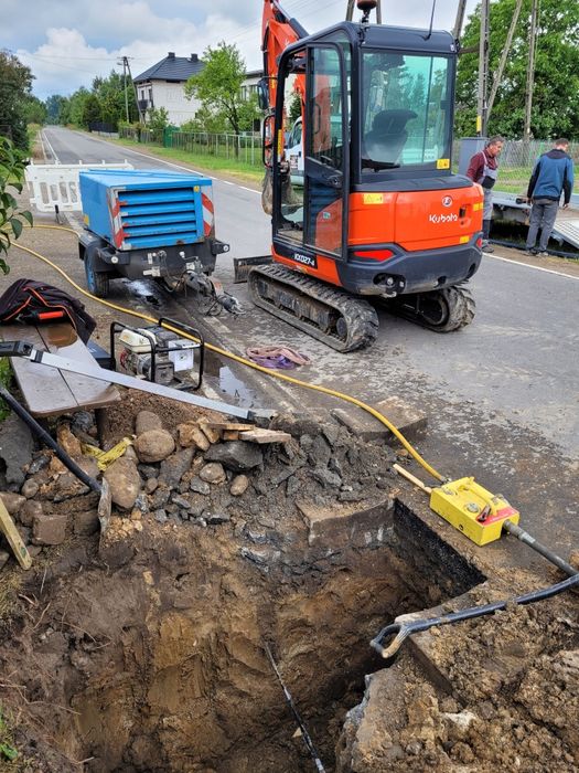 Prace Ziemne Minikoparką Koparkoładowarką