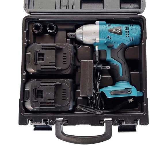 Klucz Udarowy Akumulatorowy Force TOOLS, W WALIZCE, 2 AKUMULATORY