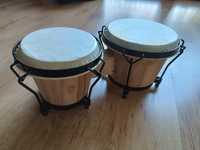 Zestaw bongo / bębenki 6" i 7" (bongo set) + CD , klucz do strojenia
