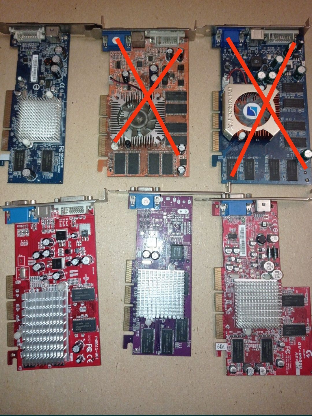 AGP ,  PCI видео ката