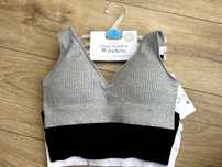 Primark 3 x biustonosz sportowy nowy S
