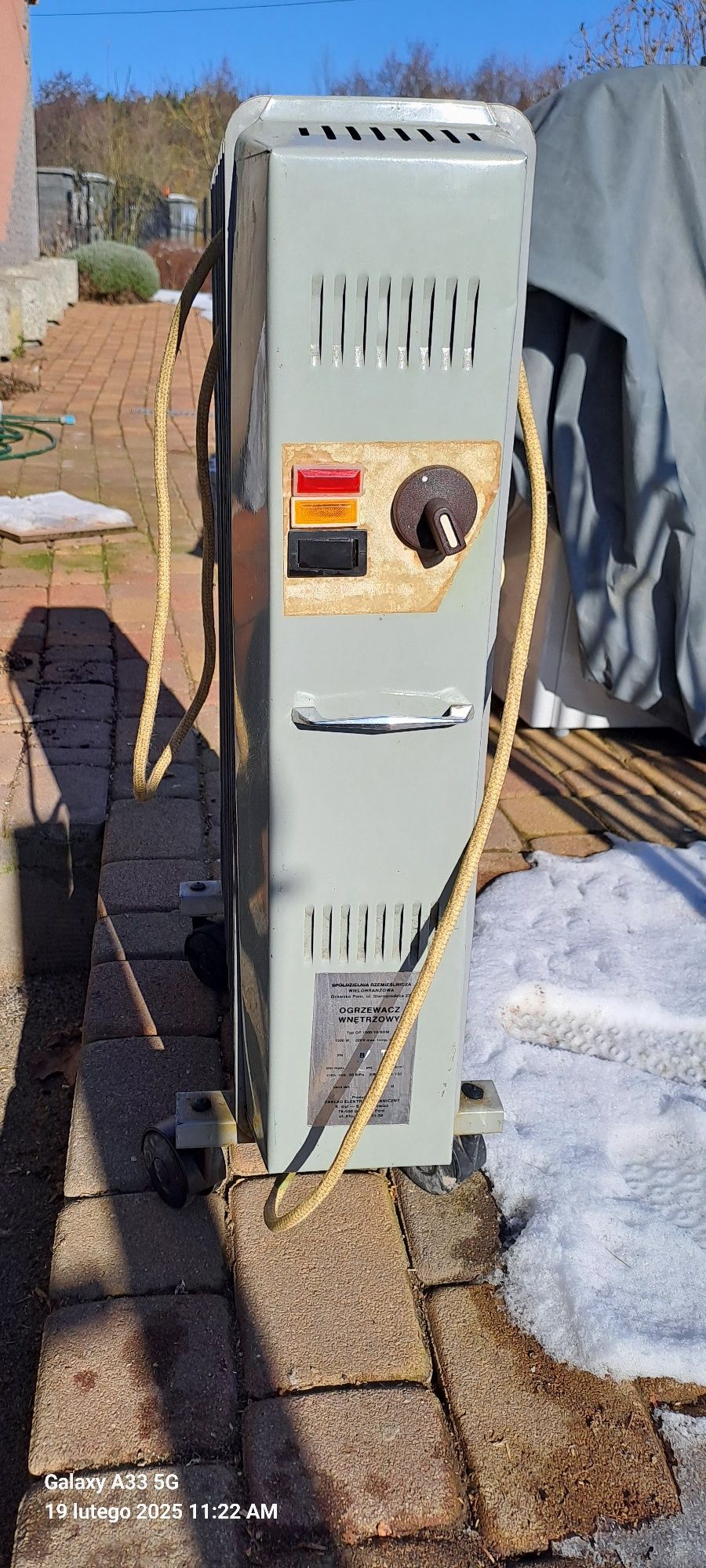 Grzejnik elektryczny olejowy