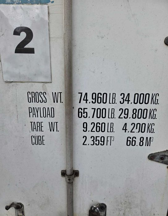 Kontener morski sprawna mroźnia 40 HC 12 metrów