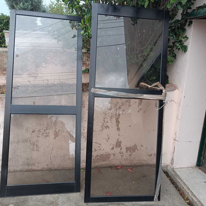 Vendo 4 sacadas em alumínio castanho
