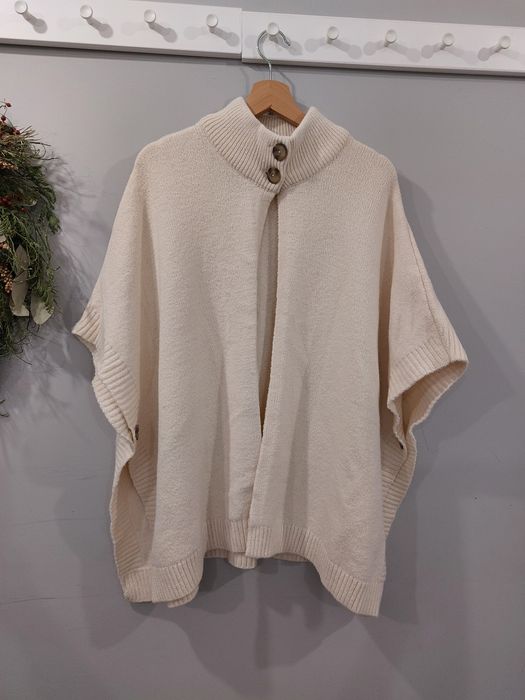 Peleryna, narzutka, ponczo Ange , z dodatkiem wełny