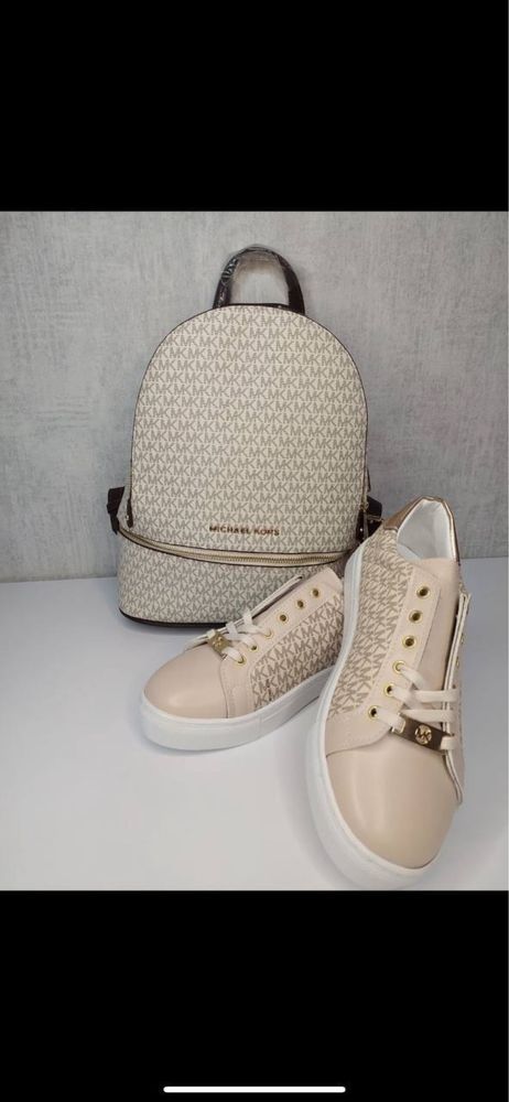 Кремові кеди Michael Kors
