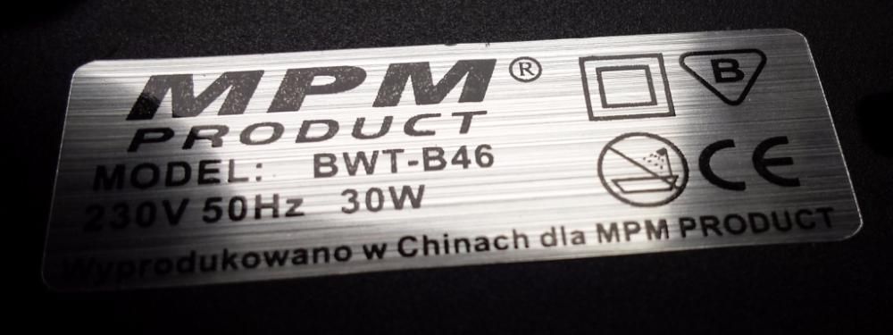 Prostownica do włosów MPM BWT-B46