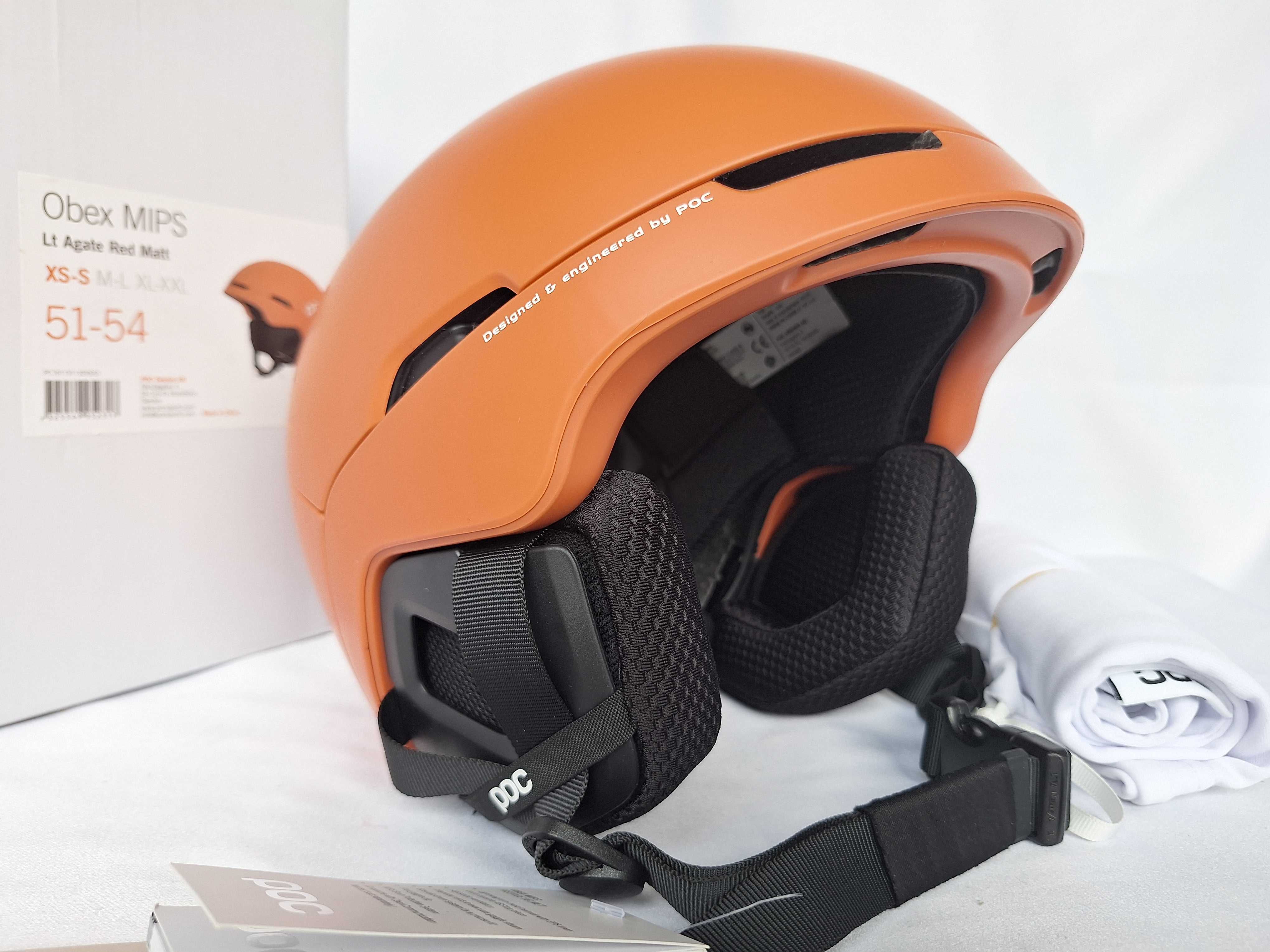 Kask narciarski POC Obex Mips Lt Agate Red Matt XS/S 51-54cm