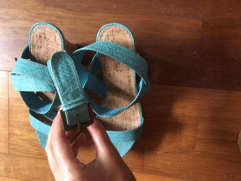 Sandálias turquesa PARFOIS
