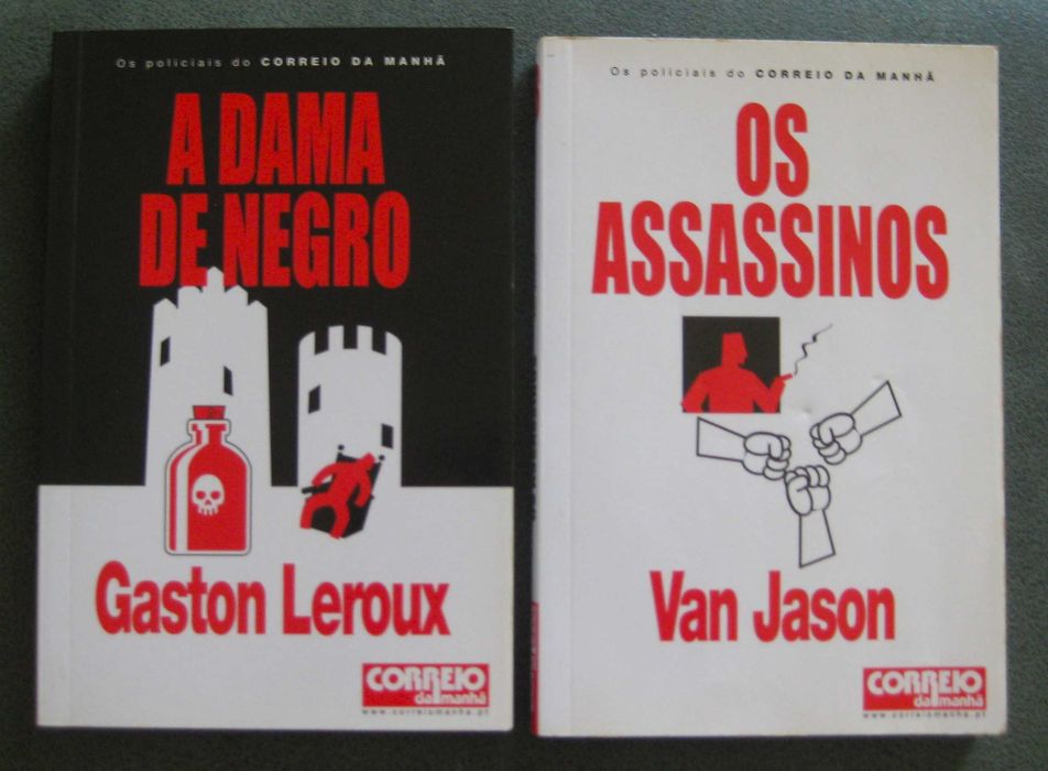 Colecção de 8 livros: Os Policiais do Correio da Manhã