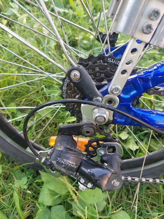 Rower 20 cali niebieski 1x6