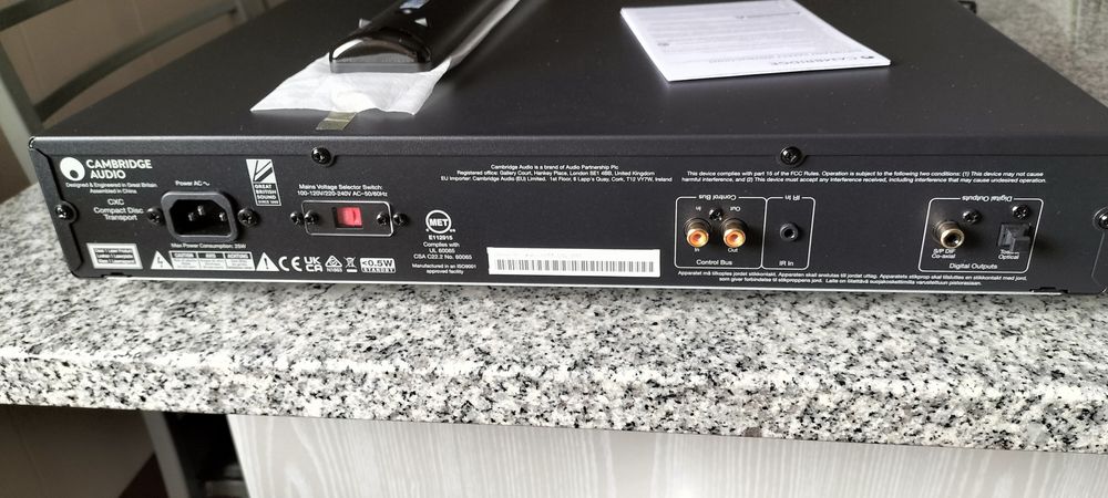 Transporte de CD Cambridge audio cxc