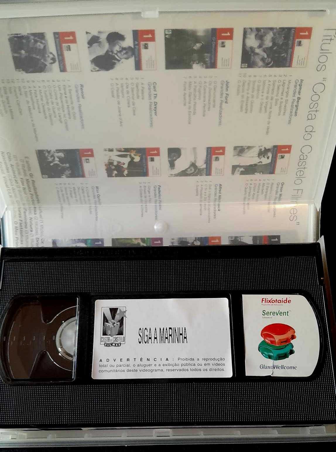 VHS Vendo 3 filmes clássicos NOVOS