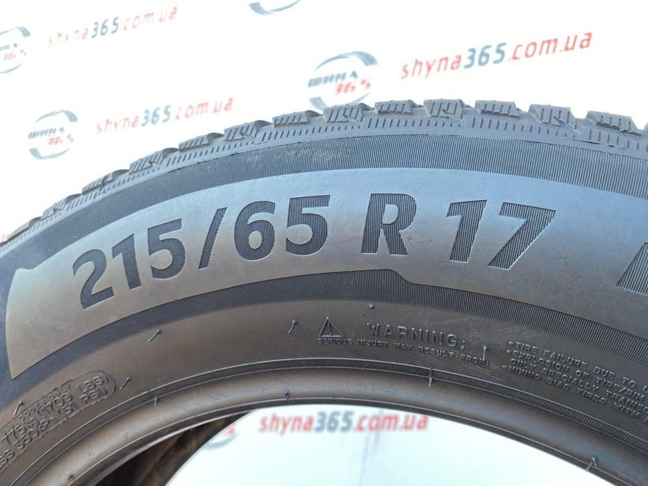 215/65 r17 michelin alpin 5 5mm шини бу зима