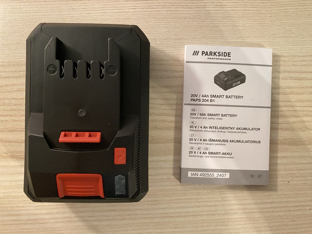 Акумулятор PARKSIDE PERFORMANCE 20 В, 4 Ah, PAPS 204 B1