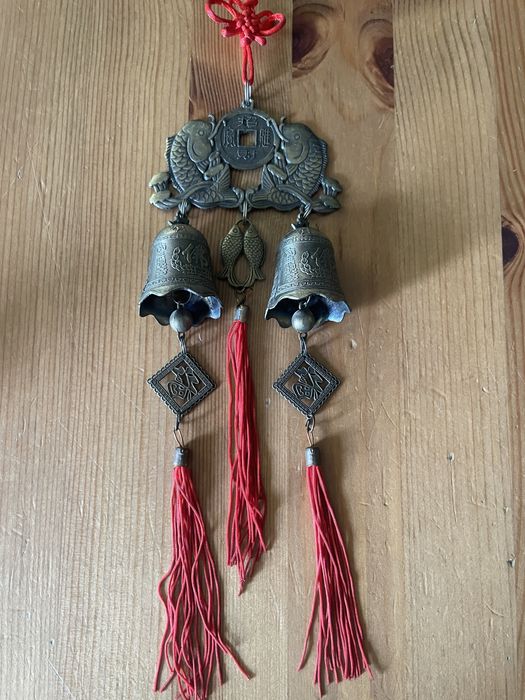 Chińskie dzwonki wietrzne orientalne z mosiądzu