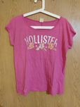 Różowy T-shirt Hollister S